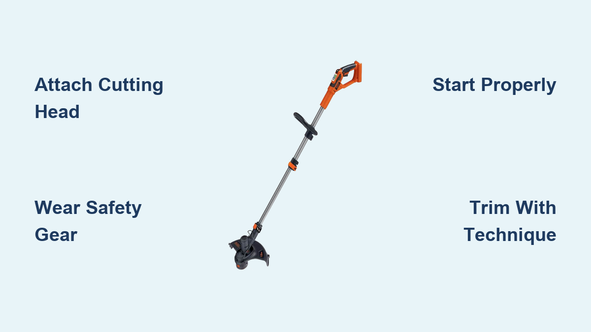 How to Use Black+Decker Weed Trimmer: Easy Guide