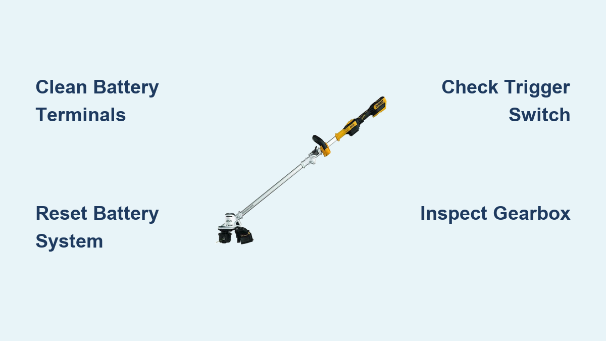 How to Fix DeWalt Weed Trimmer Not Working