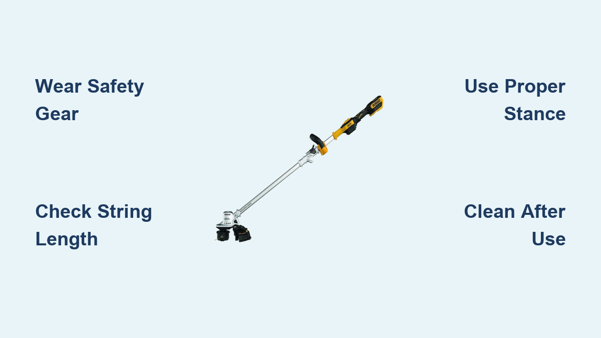 How to Use a DeWalt Weed Trimmer: Quick Guide