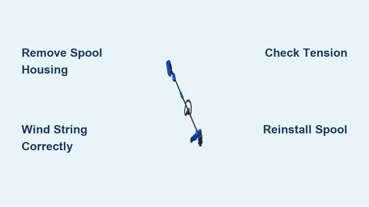 How to Restring Kobalt Weed Trimmer