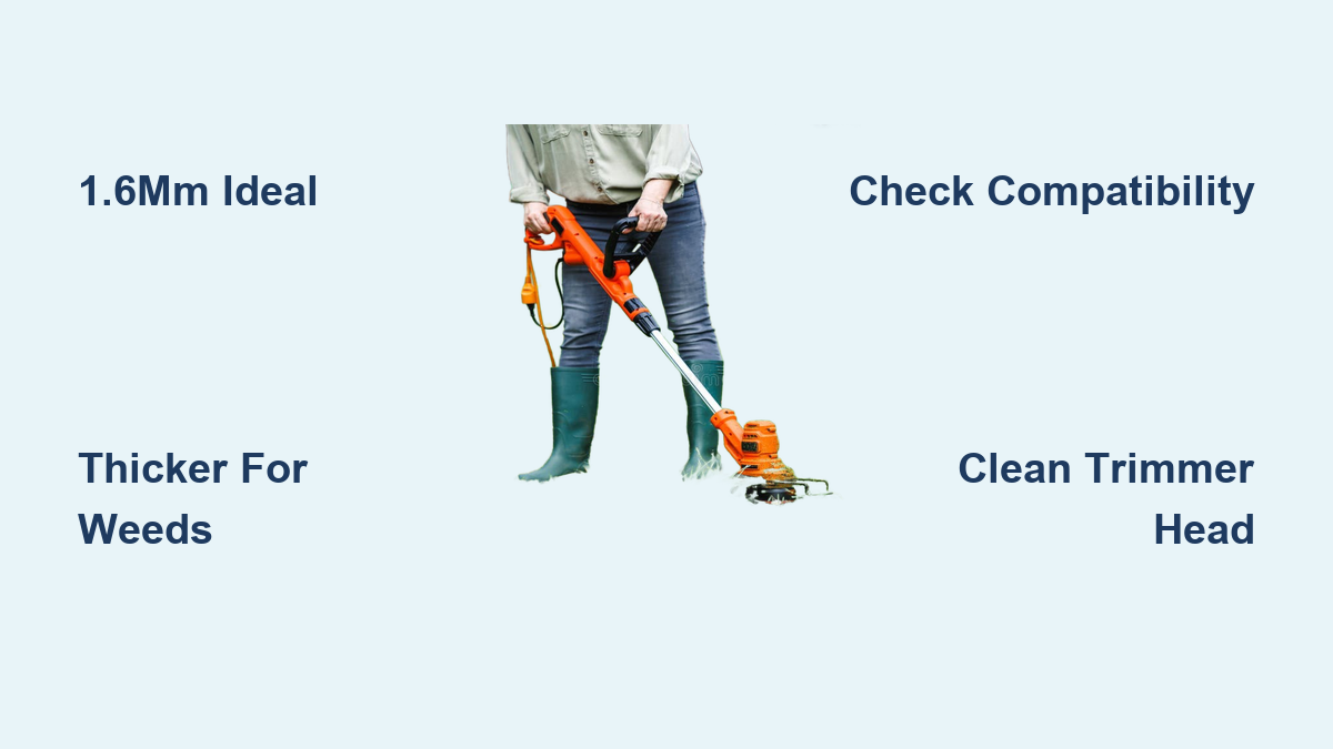 String Trimmer String Sizes Guide