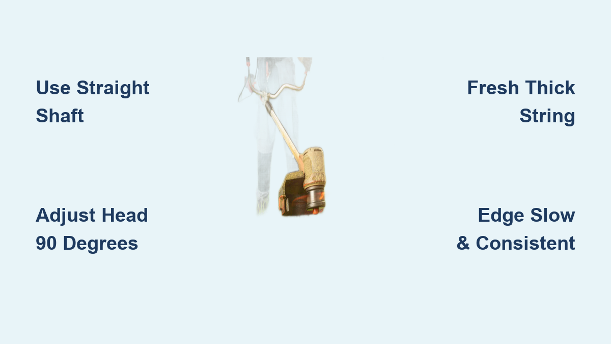 How to Edge with a Weed Eater: Quick Tips