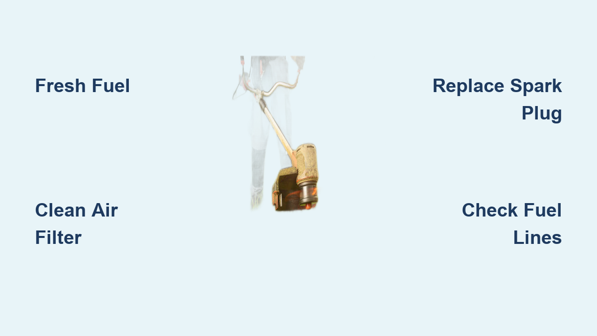 Weed Trimmer Won’t Stay Running? Fix It Fast