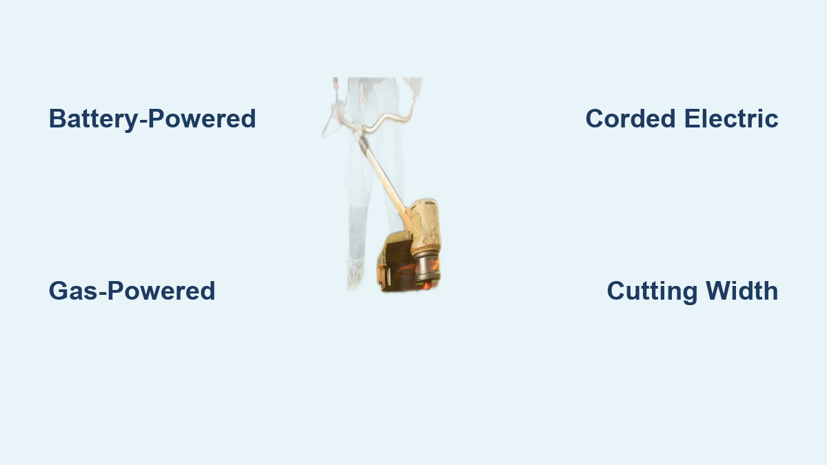 Types of Weed Wackers: Corded, Cordless & Gas Options