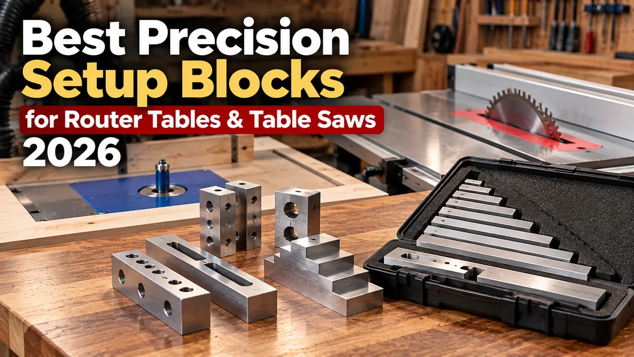 Best Precision Setup Blocks for Router Tables & Table Saws in 2026